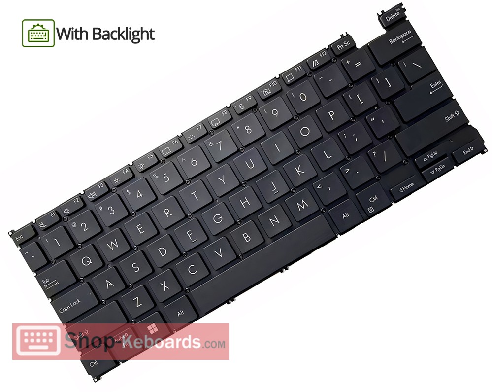 Asus ZENBOOK UX3402ZA-OLED752  Keyboard replacement