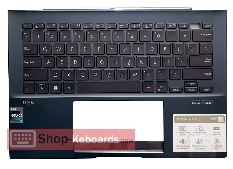 Asus ZENBOOK UX3402ZA-KN033W  Keyboard replacement