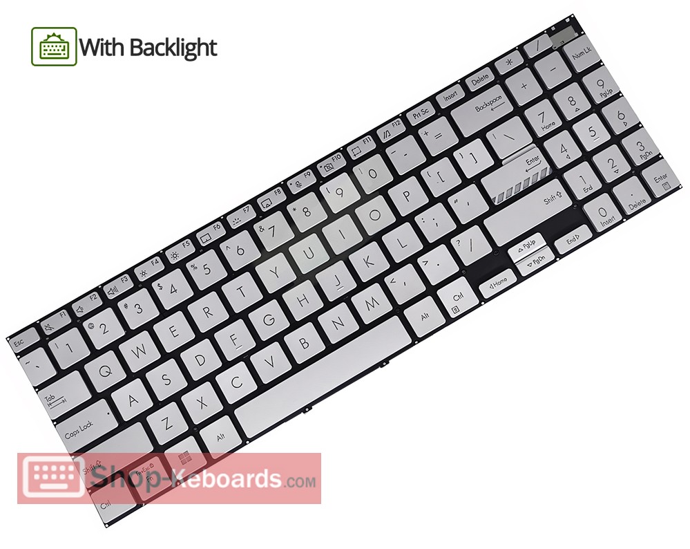Asus M7600QC Keyboard replacement