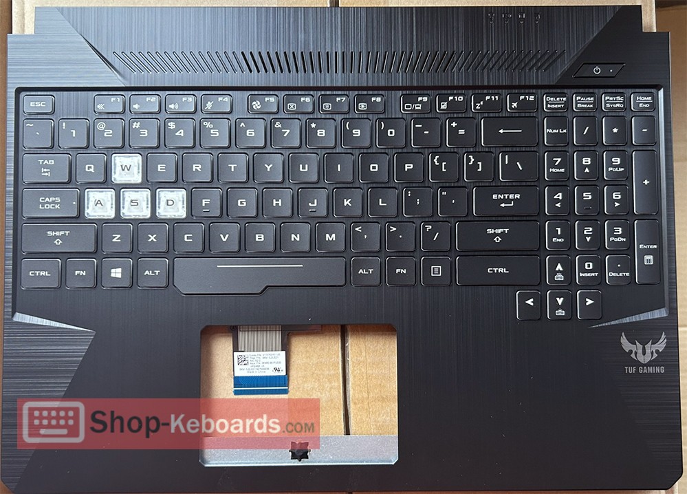 Asus TUF565GE Keyboard replacement