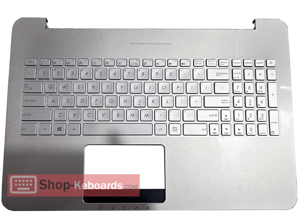 Asus VivoBook Pro vivobook-pro-n552vw-fi307t-FI307T  Keyboard replacement