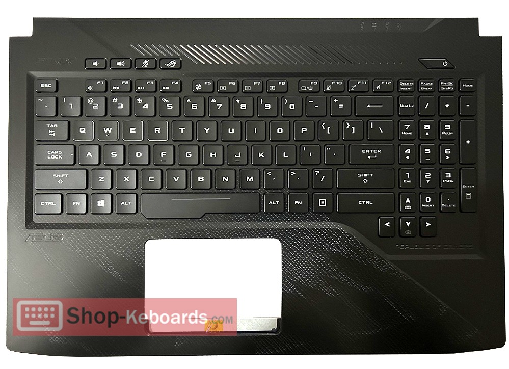 Asus gl503vd-fy275t-FY275T  Keyboard replacement