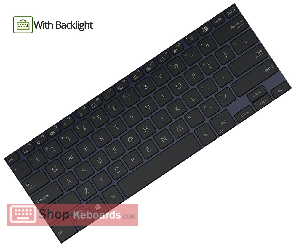 Asus 9Z.NEMBU.90U Keyboard replacement