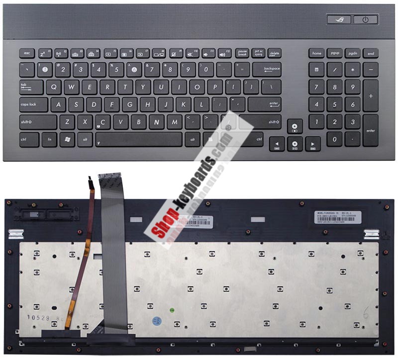 Asus G74YI263SX Keyboard replacement