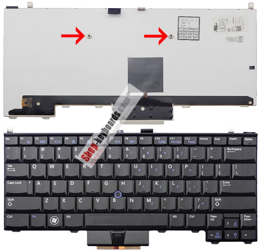 Dell 9Z.N4GBC.01A Keyboard replacement