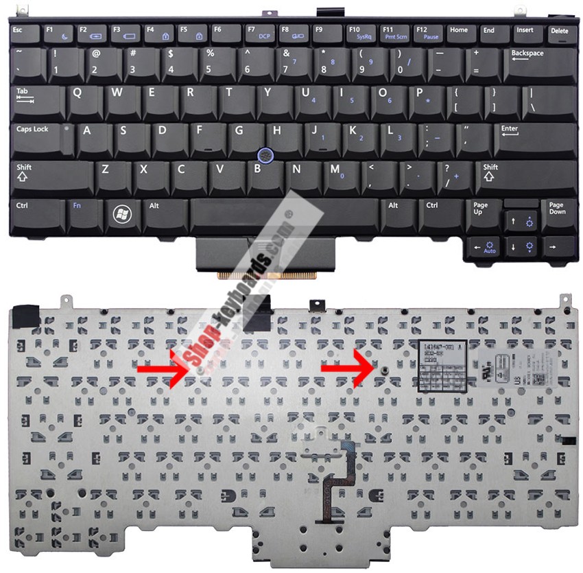 Dell 0WJJ2X Keyboard replacement