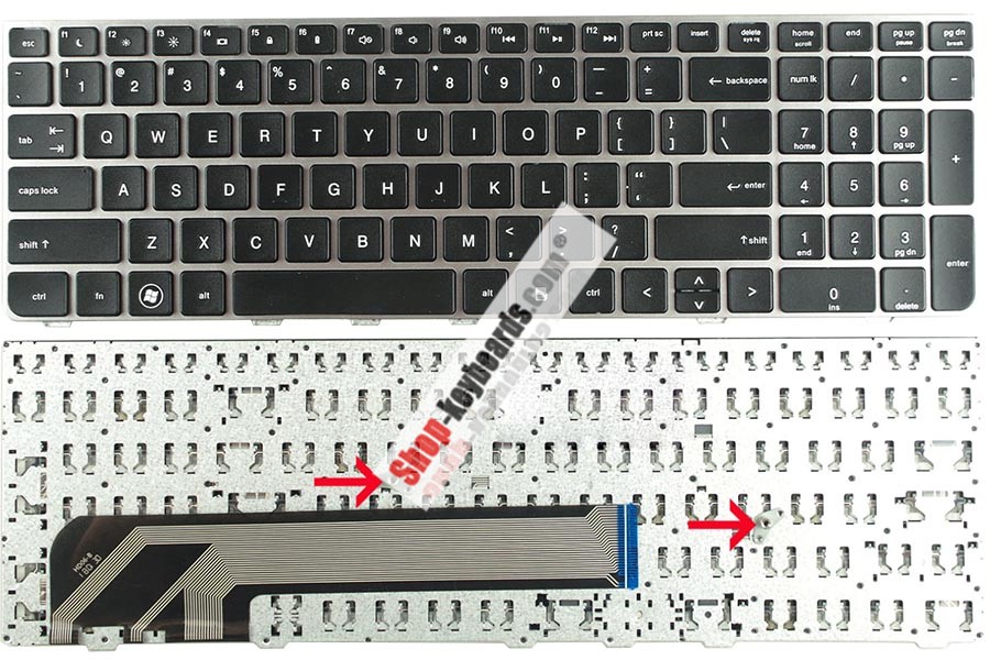 HP 638179-A41  Keyboard replacement