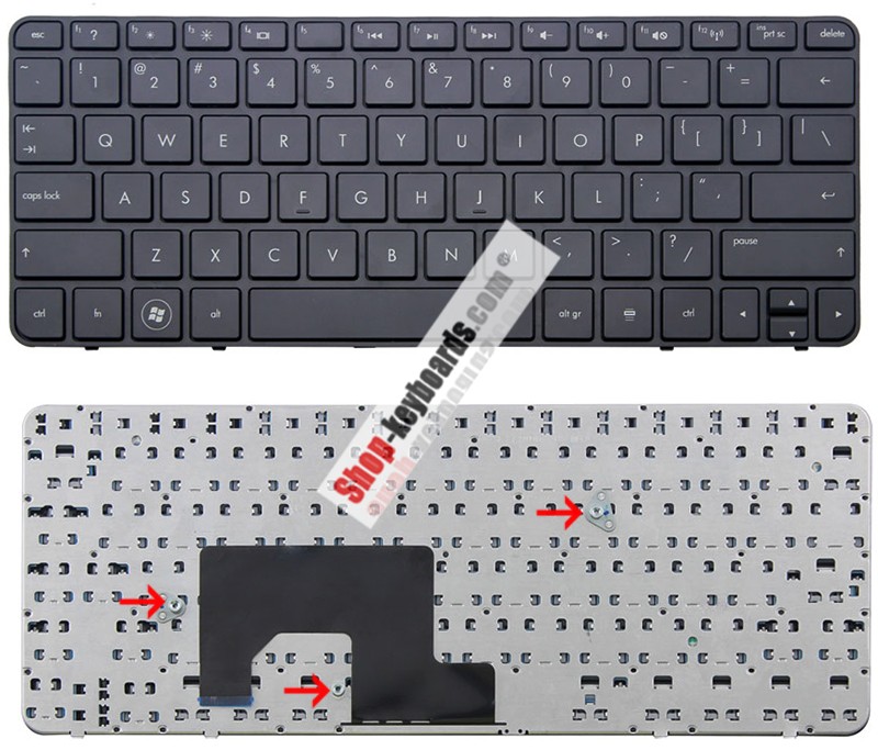 HP Mini 110-4118er  Keyboard replacement