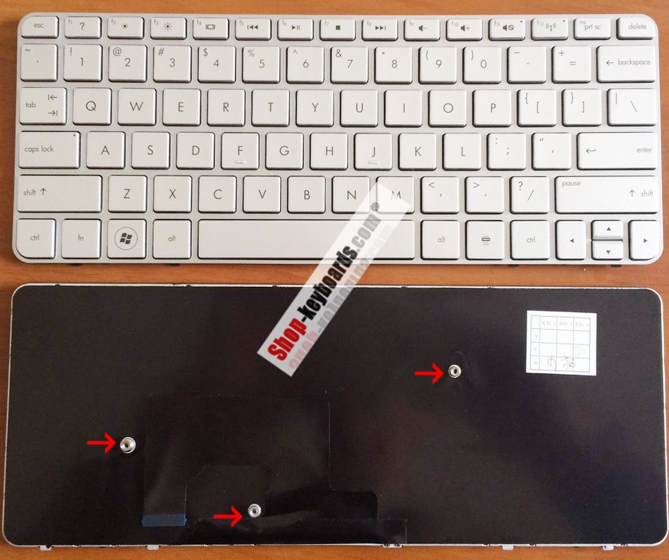 HP Mini 110-3123tu  Keyboard replacement