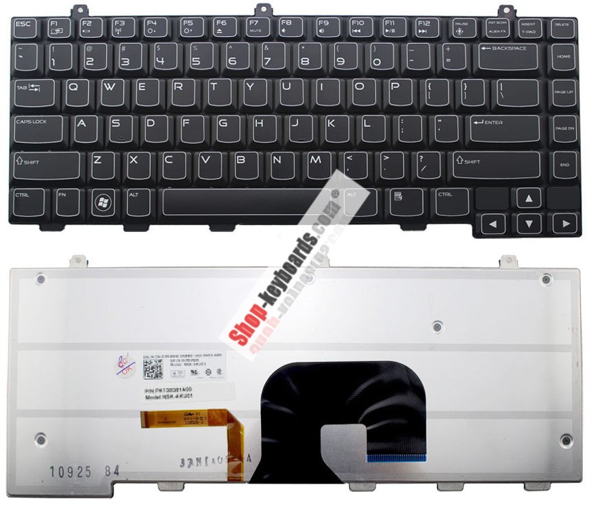 Dell NSK-AKU0J Keyboard replacement