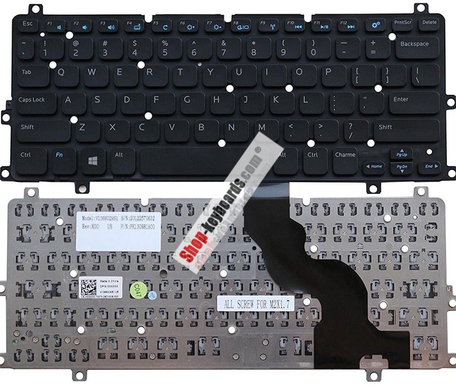 Compal PK130S81A06 Keyboard replacement