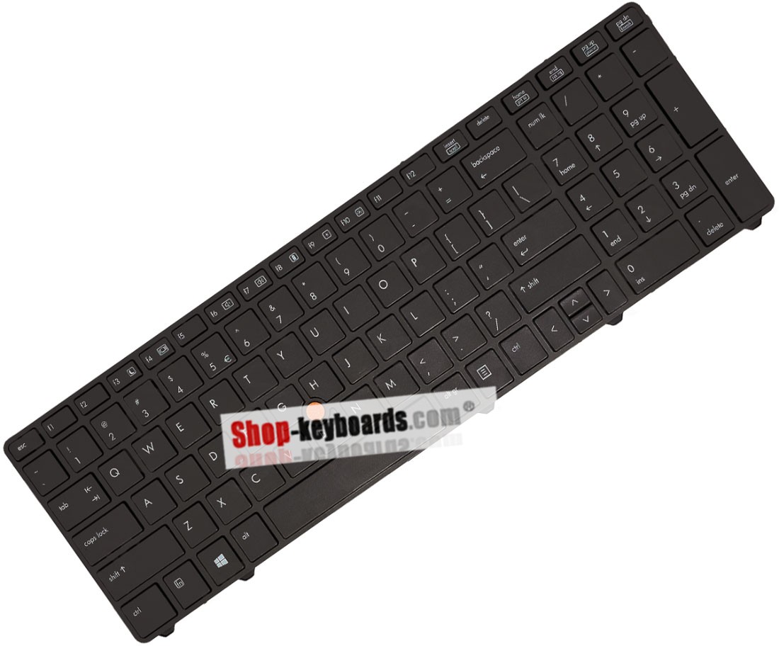 HP EliteBook 8770p Keyboard replacement