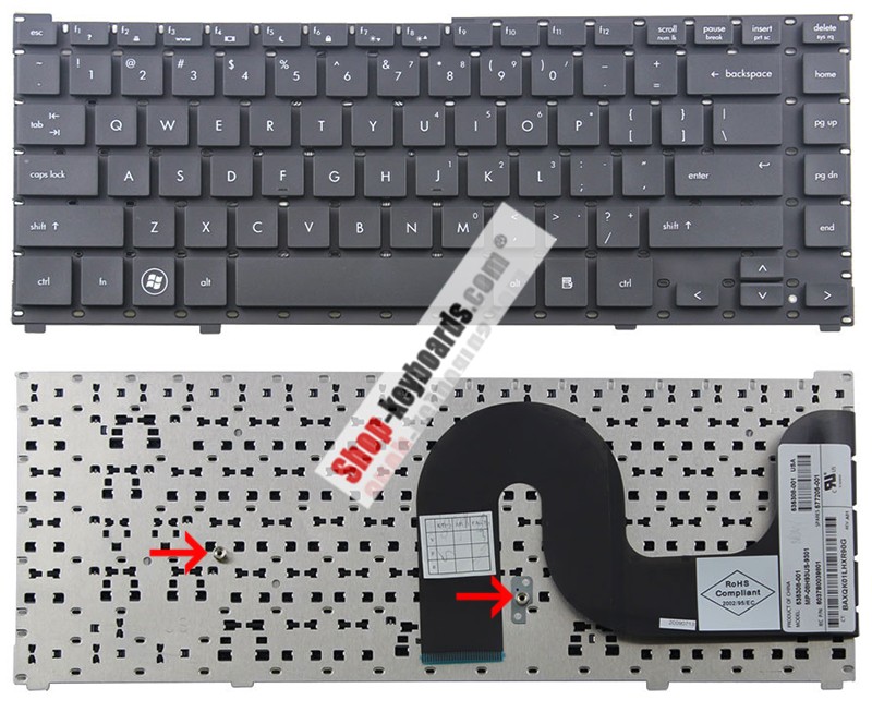 HP MP-08H96F0-9301 Keyboard replacement