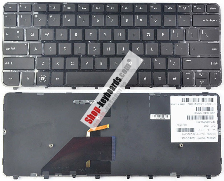 HP Folio 13-1050CA Keyboard replacement
