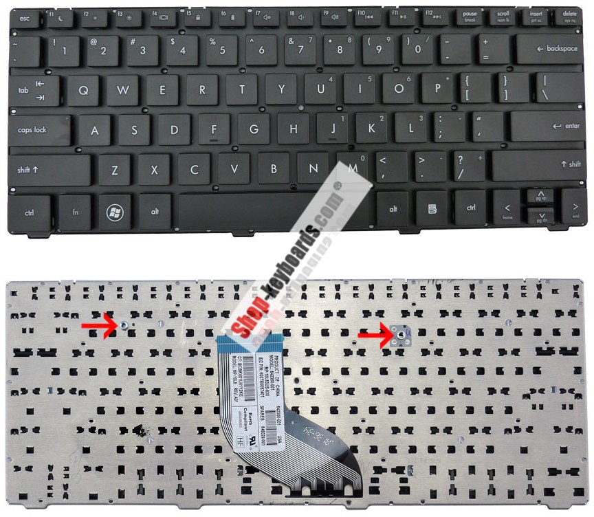HP 646029-B31  Keyboard replacement
