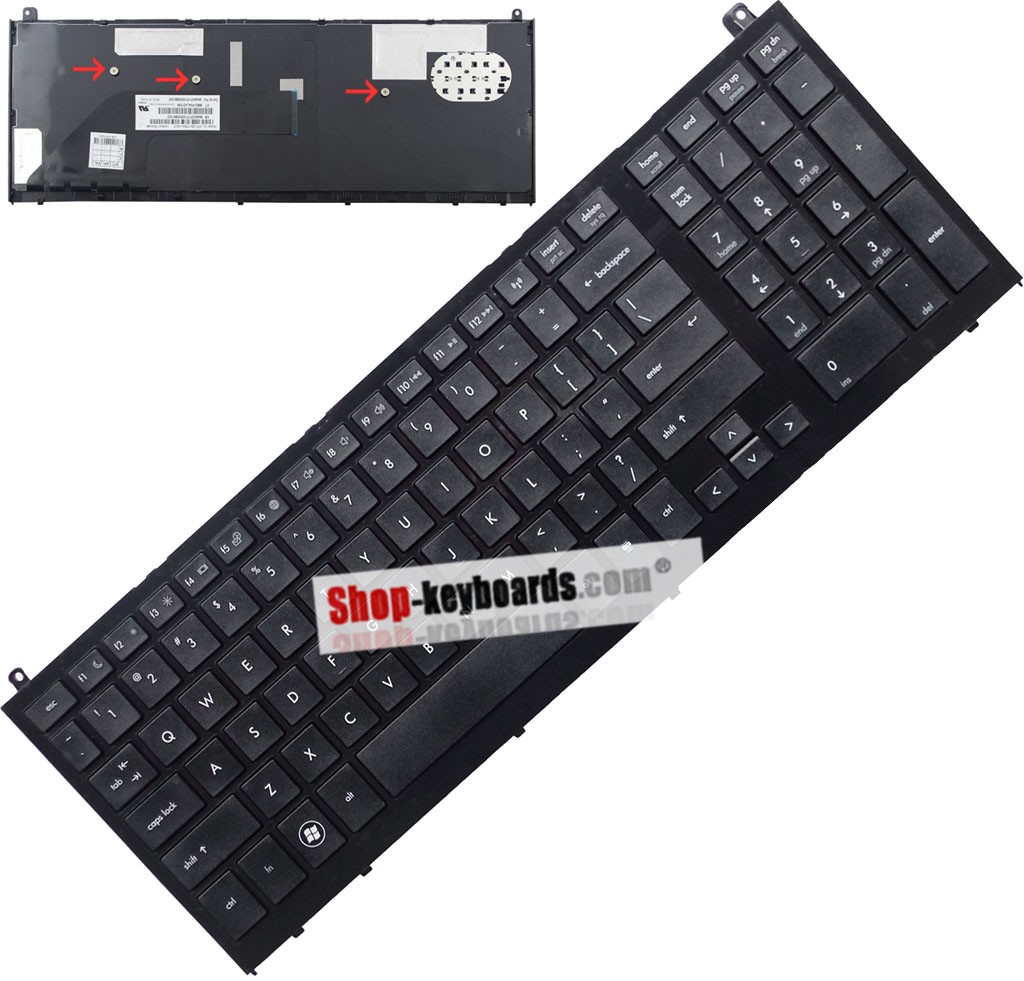 HP 598691-171 Keyboard replacement