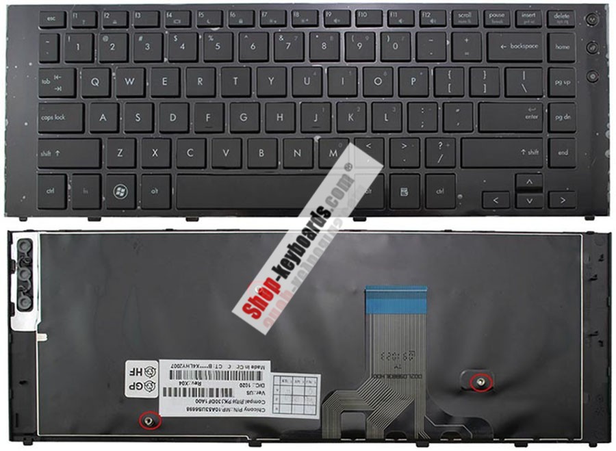 HP 581089-DJ1 Keyboard replacement