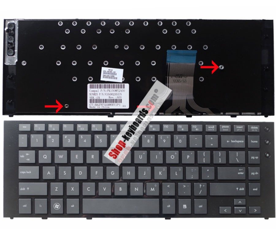 HP 621211-BG1 Keyboard replacement