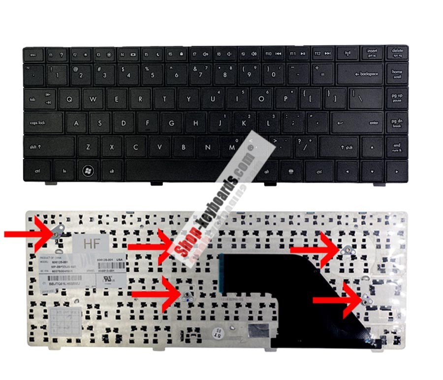 Compaq 605813-DH1 Keyboard replacement