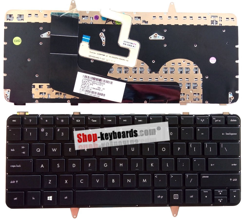 HP 671536-BG1  Keyboard replacement