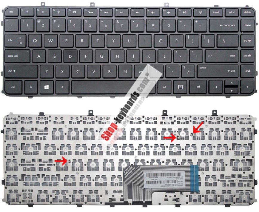 HP Envy 4-1000  Keyboard replacement