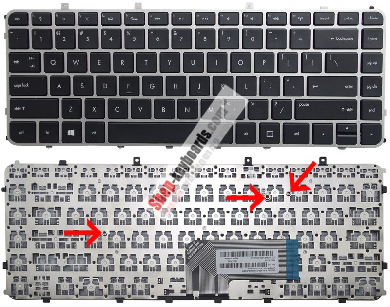 HP 692758-D61 Keyboard replacement