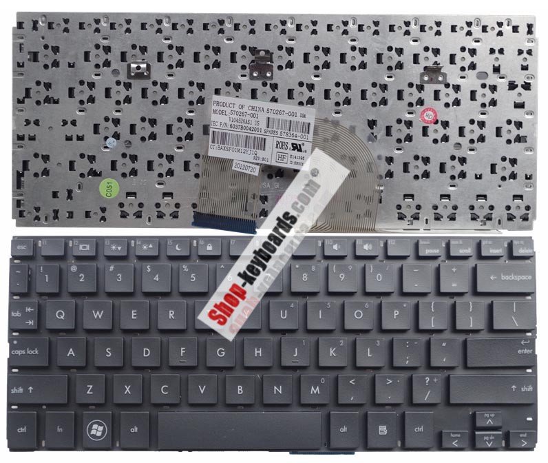 HP Mini 5102 Keyboard replacement
