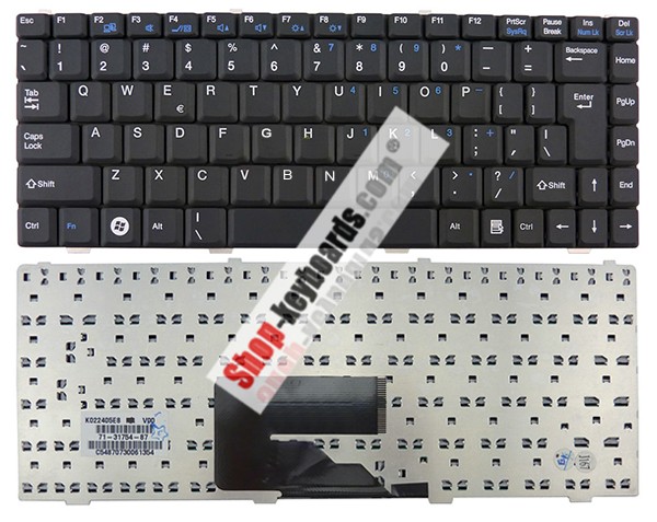 Medion Akoya SAM2010 Keyboard replacement