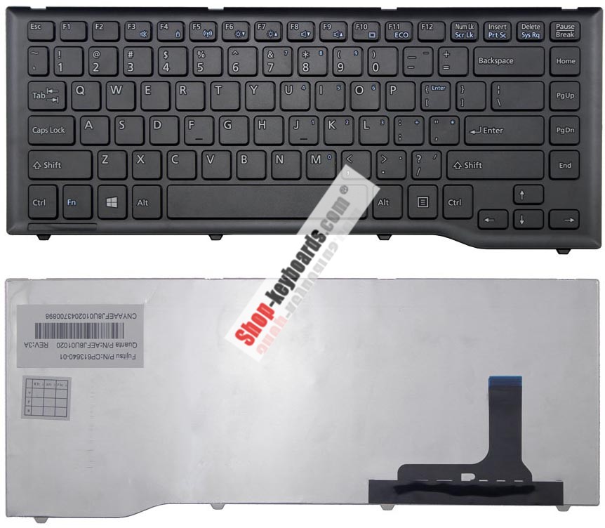 Fujitsu LIFEBOOK LH532-ACSAJ20189 Keyboard replacement