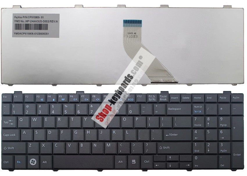 Fujitsu CP612632-01 Keyboard replacement