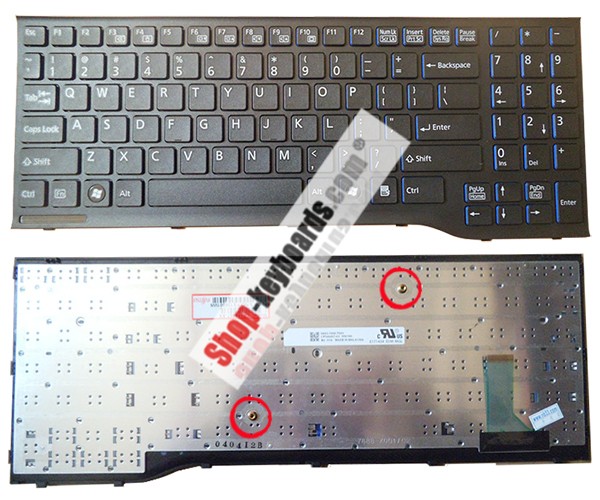 Fujitsu LIFEBOOK LH772 Keyboard replacement