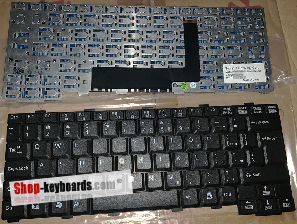 Fujitsu LifeBook P8020 Keyboard replacement