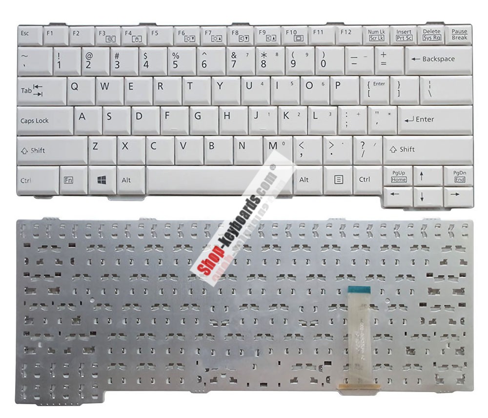Fujitsu MP-09K33US-851 Keyboard replacement