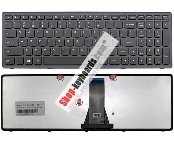 Lenovo IdeaPad S500 Keyboard replacement
