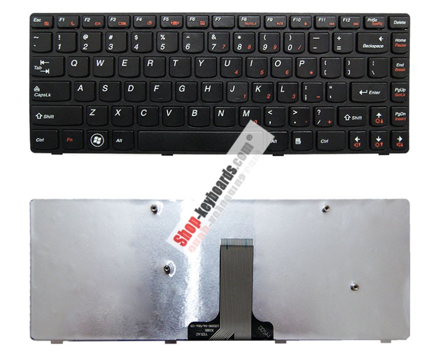 Lenovo 9Z.N5TSW.A2A Keyboard replacement