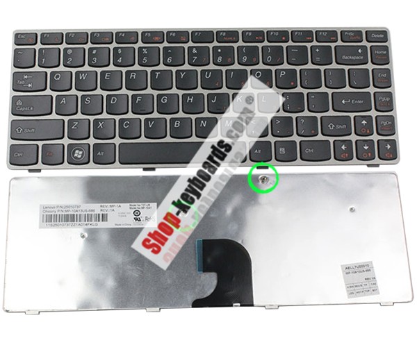 Lenovo MP-10A16CH-686A Keyboard replacement
