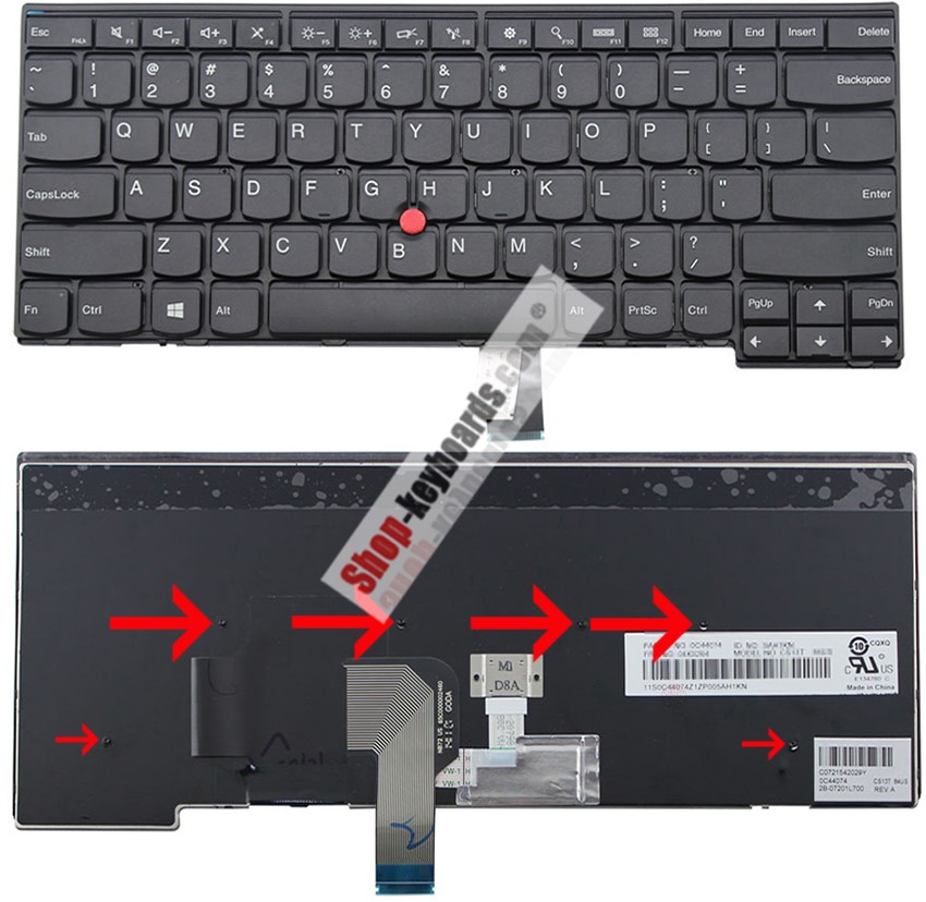 Lenovo ThinkPad T450S 20BW Keyboard replacement