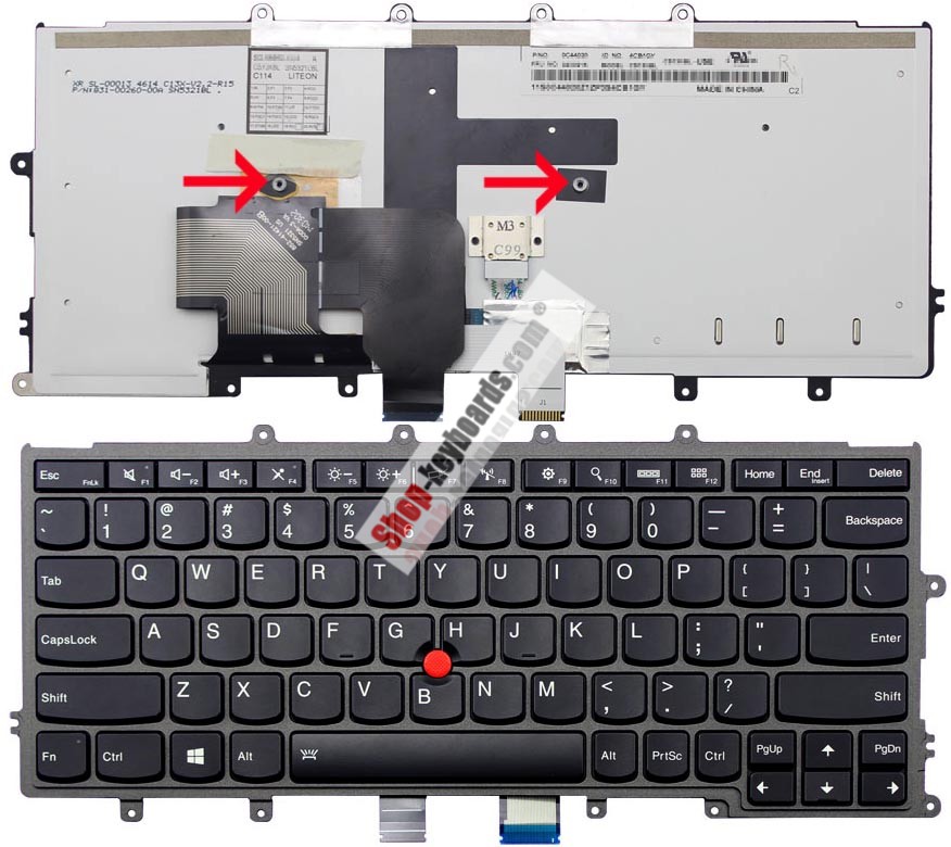 Lenovo CS13X-UKE Keyboard replacement