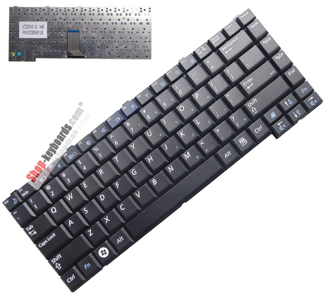 Samsung NP-P500-RA01UK Keyboard replacement