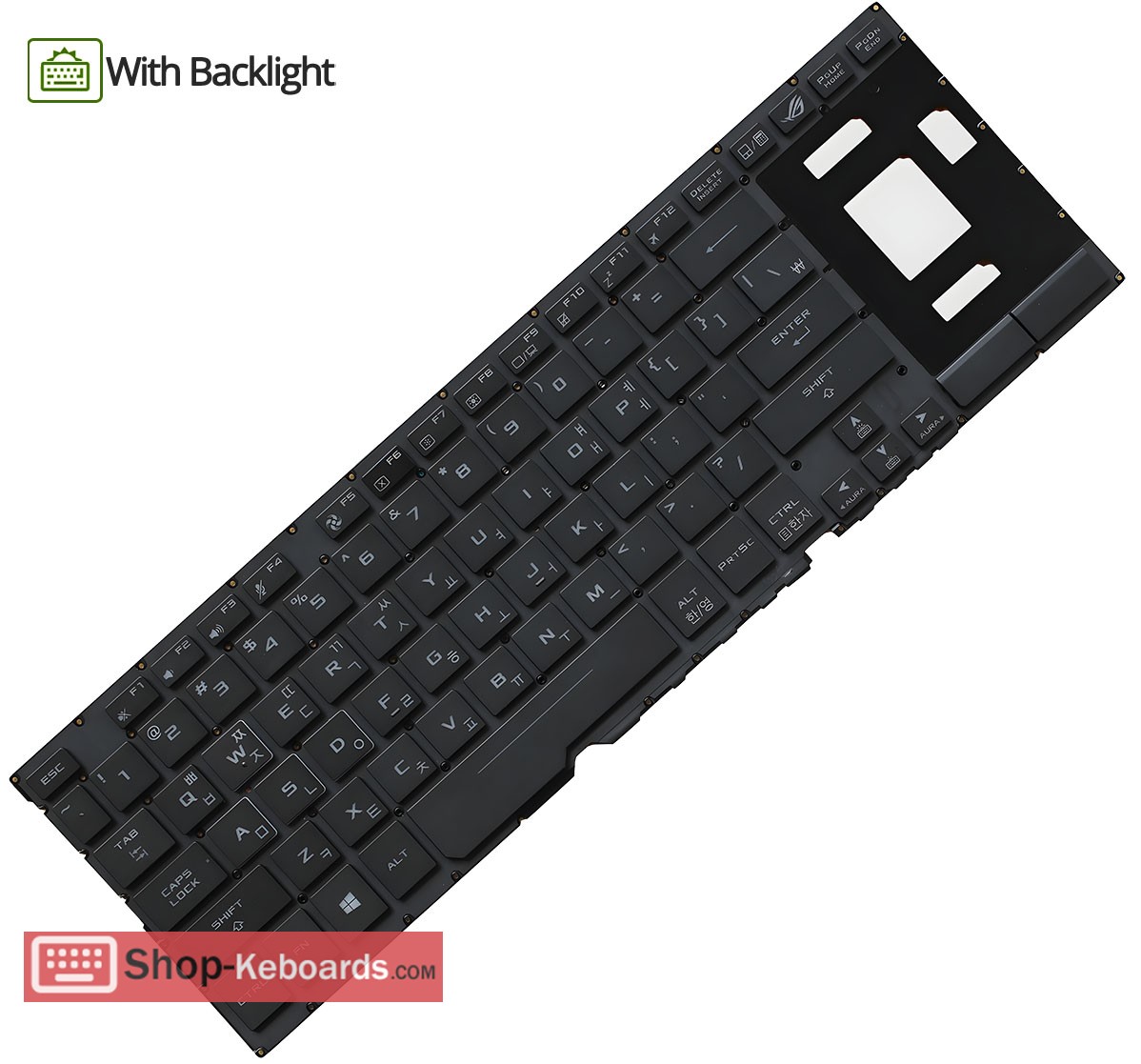 Asus ROG GX531GV-ES010T  Keyboard replacement