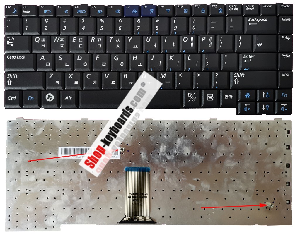 Samsung BA5902291B Keyboard replacement