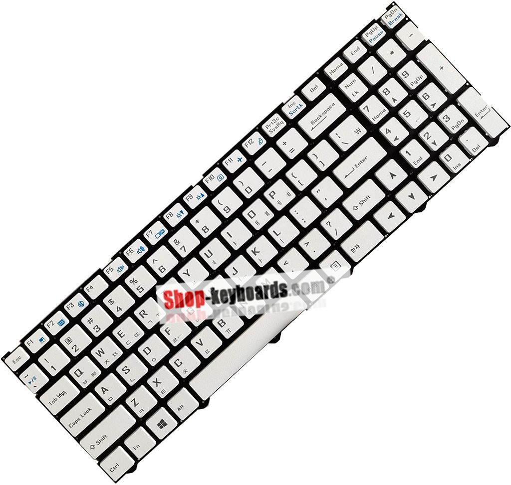Clevo 6-80-N15Z0-162-1 Keyboard replacement