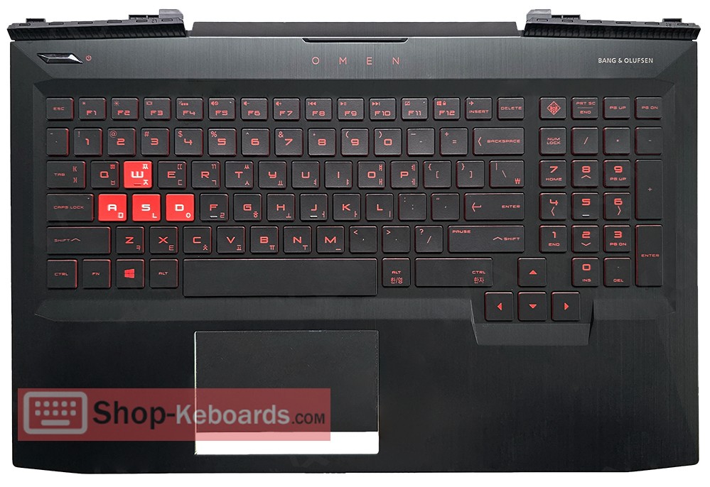 HP OMEN 15-CE061ND  Keyboard replacement