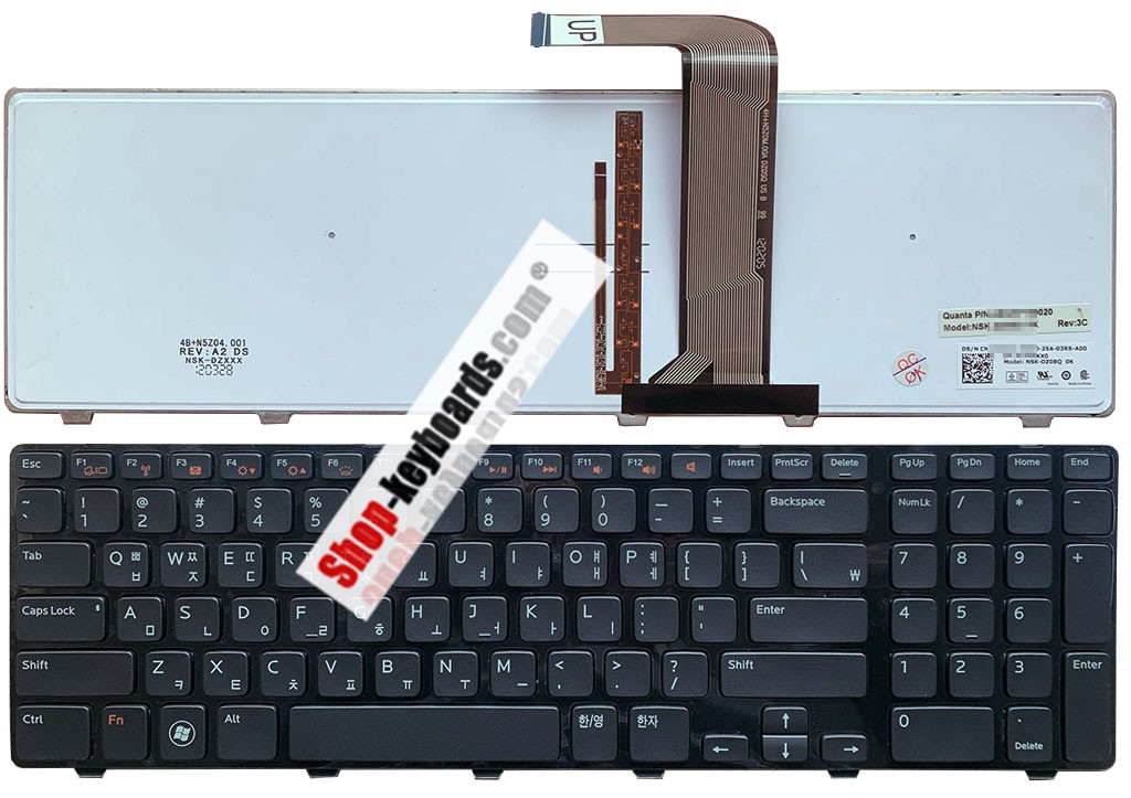 Dell AEGM7B00010  Keyboard replacement