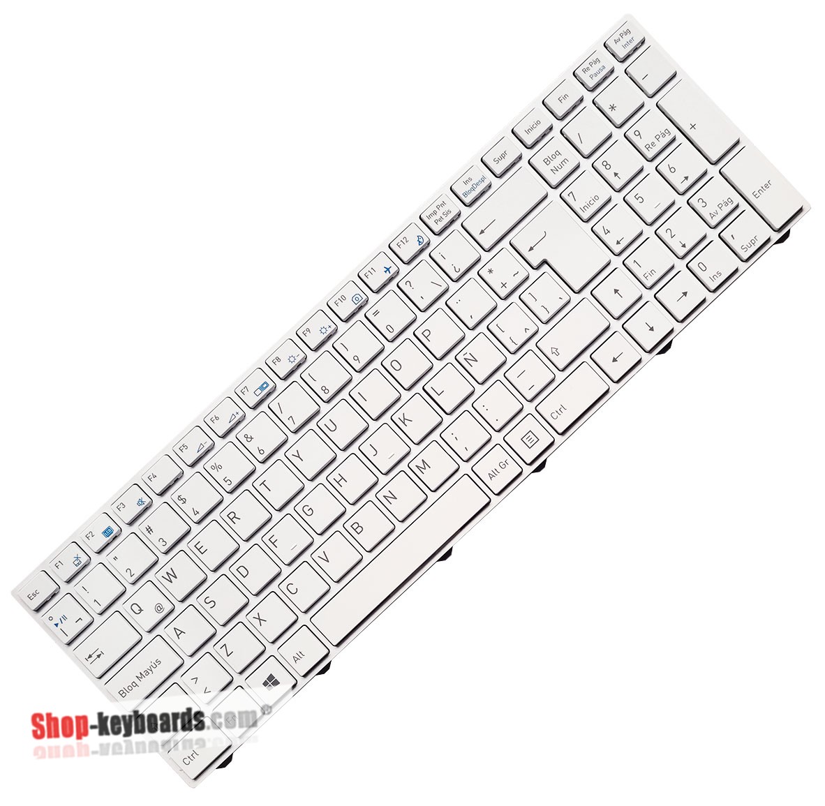 Clevo 6-80-N25L0-180-1P Keyboard replacement