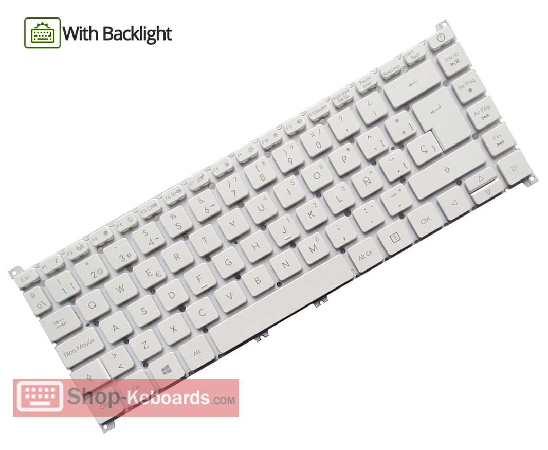 Acer CONCEPTD 5 CN515-51-750N  Keyboard replacement