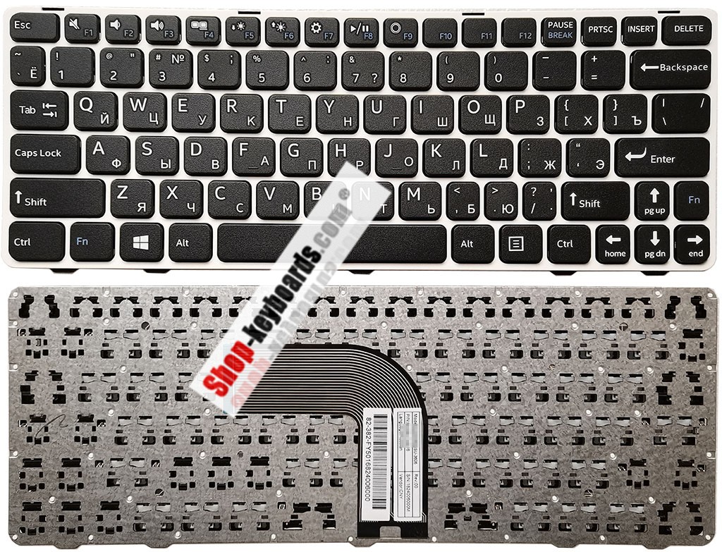 CNY ECM14F96IO-3606 Keyboard replacement
