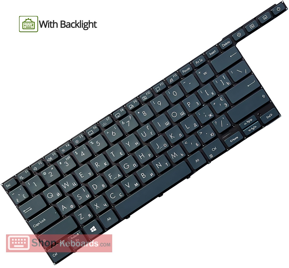 Asus 0KNB0-6823WB00  Keyboard replacement