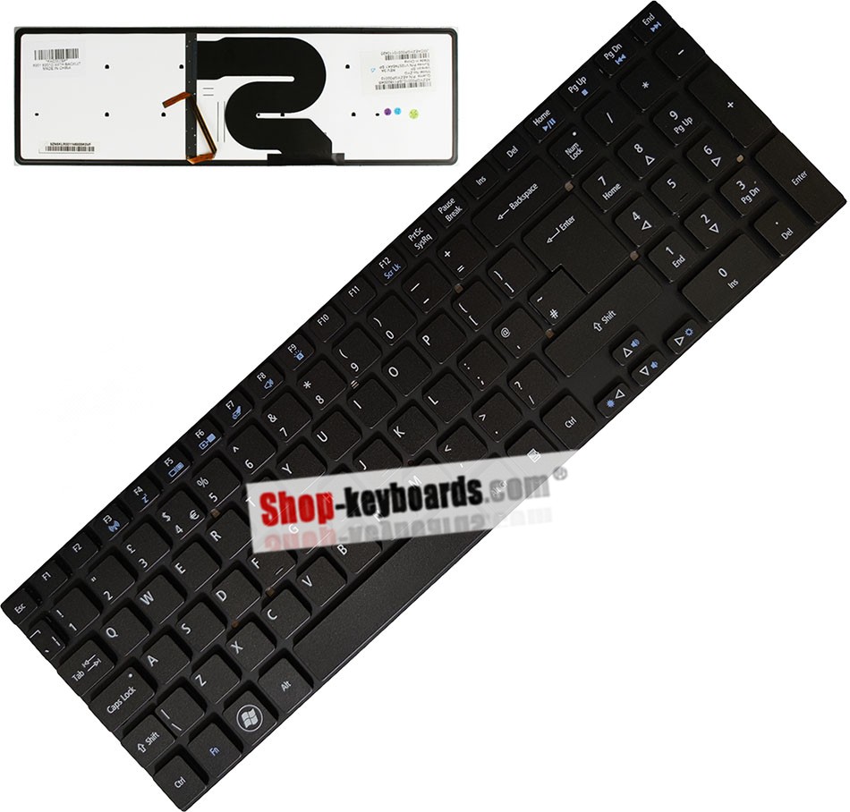 Acer AEZYGX00020  Keyboard replacement
