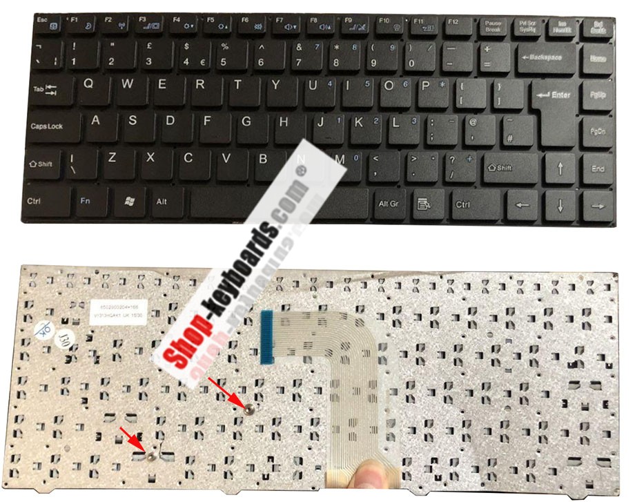 Sunrex V1313HQAS1 Keyboard replacement